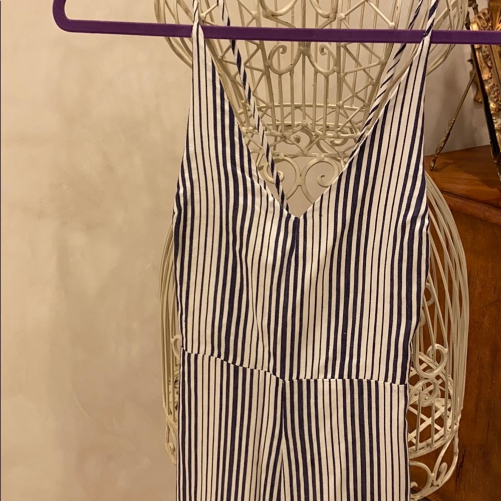 LESHOP Cross Back jumpsuit